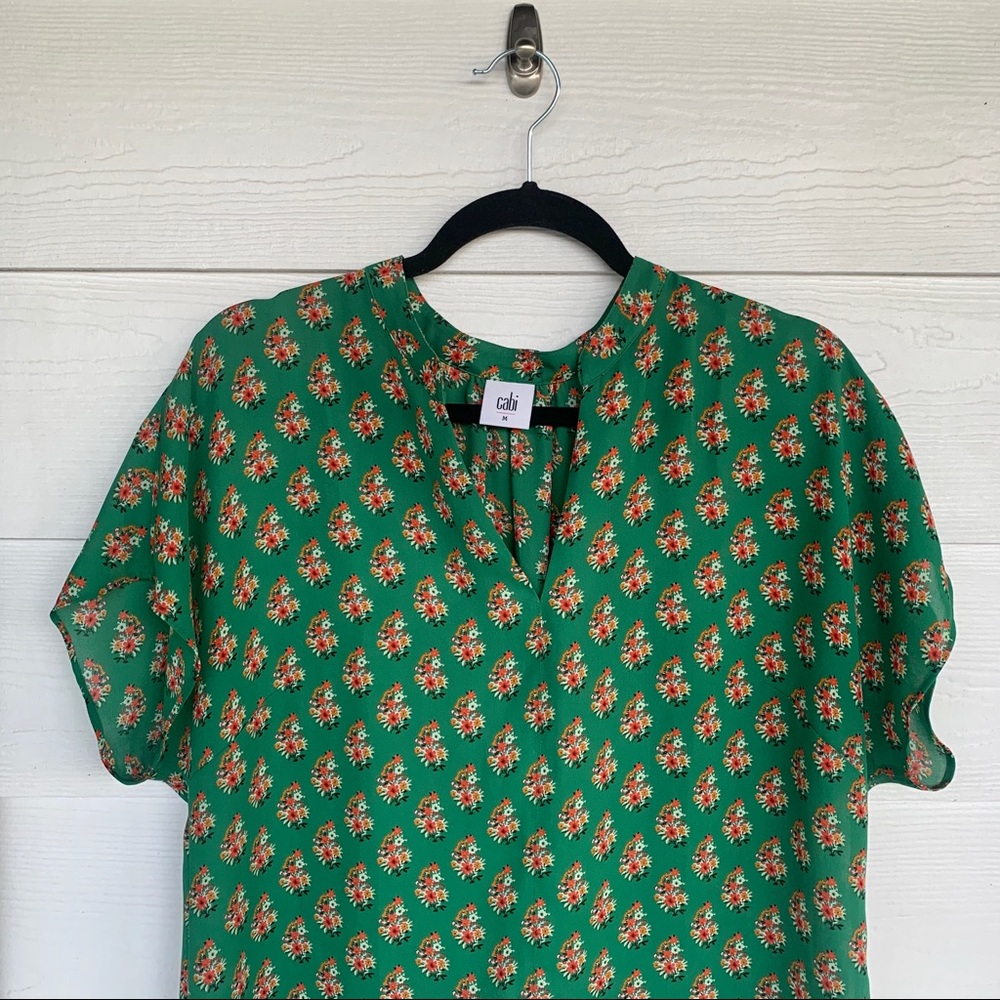 CABi Stevie Top in Green Size M